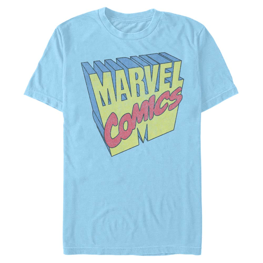 Men\'s Marvel 3D LOGO T-Shirt Ghost Comics – Cactus