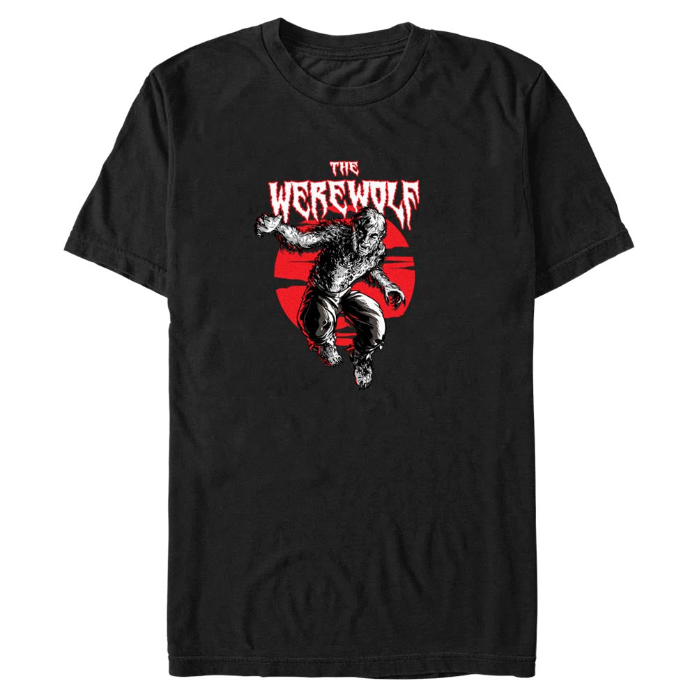 Men's Marvel Werewolf by Night Werewolf Lockup T-Shirt